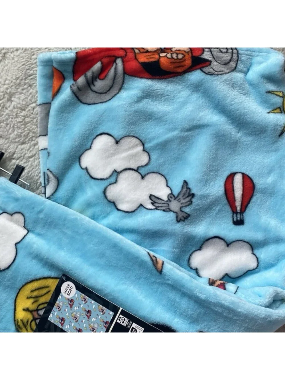 Disney' Lizzie McGuire Plush Soft  Throw Blanket 50” X 70”‎ Blue NEW